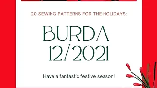 Burda 12/2021 First Look • All the Styles