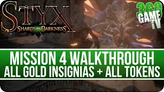 Styx Shards of Darkness Mission 4 Walkthrough (All Gold Insignias, Secondary Objectives, Tokens)