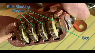 MasterLock 175 - How it works and how to bypass with a thin pick.