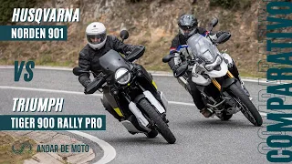 Comparativo Husqvarna Norden 901 vs Triumph Tiger 900 Rally Pro - Adventure Premium - Review