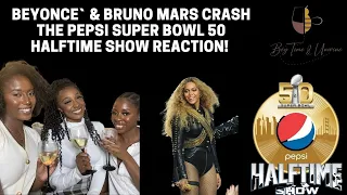 Beyonce` feat Bruno Mars Crash The Pepsi Super Bowl 50 Halftime Show Reaction!