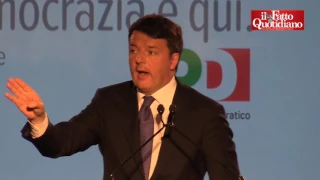 Pd, Renzi parla già da candidato premier. E attacca il M5s: "Ecco differenze tra noi e loro"