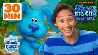 Blue's Big City Adventure Movie Moments w/ Josh! 🎤 | 30 Minute Compilation | Blue's Clues & You!