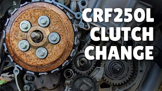 Honda CRF250L clutch change (by someone with very little mechanical experience)