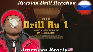 Americans React to Russian Drill! OPT ft. TSB - DRILL RU 1 (Official Video) #russiandrill