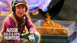 Kellie & Henri SMASH Their Gold Target With A Final $100K Payout | Aussie Gold Hunters
