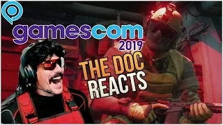 Dr Disrespect Reacts to Gamescom 2019 Game Trailers AND More