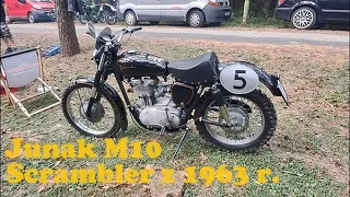 Junak 350 Scrambler z 1963 roku. [Zlot Motocykli Wsk 26.08.2023 Świdnik.]