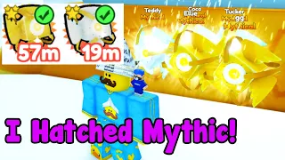 I Hatched The New Mythical Pet Angelus! Gold Angelus  - Pet Simulator X Roblox