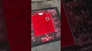 A Framed England 1966 Football Shirt