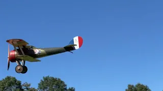 1918 Nieuport 28 World War I aircraft flown at American Heritage Museum