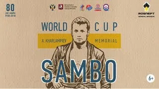Sambo World Cup Kharlampiev Memorial 2018. Day 1. Mat 3