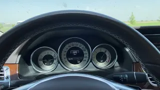2015 Mercedes e350 cdi bluetec 252 HP acceleration 0-233 km/h Hızlanma