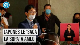 Periodista japonés le 'saca la sopa' a AMLO sobre Cumbre