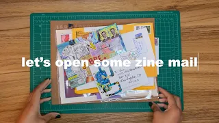 my subscribers are more creative than me (zine haul)