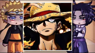 Naruto's Friends React To Luffy // Gacha Club