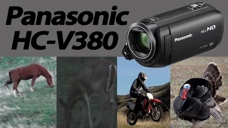 Panasonic HC V380 Camcorder Review & Test footage - zoom, outdoor, low light