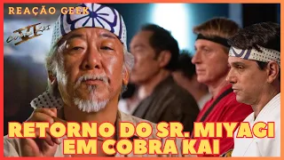 Como o Sr  Miyagi retorna na 6ª temporada de Cobra Kai