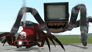 NEW TV EATER SPIDER VS CHARLES MONSTER AND OTHER in Garry's Mod!