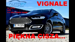 #AUTO27 - SPRZEDANY - TEST - Ford Mondeo VIGNALE LIFT. 2.0 TDCI 180KM 400NM! mr2019r. PIĘKNA CISZA