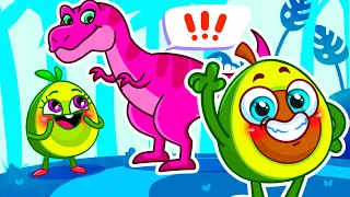 Dinosaur Song 🦕🌴 10 Little Dinos Song 🦖 II Kids Songs by VocaVoca Friends 🥑