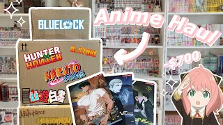 $700 Anime Haul | Naruto, HxH, Blue Lock, + More! || Manga Diaires vol 5