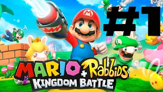 Mario + Rabbids Kingdom Battle Part 1: Levels 1-5.