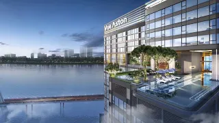 A modern | 1bedroom 80k| Phnom Penh | Landmark New building in front Diamond Island is |Vue Aston |