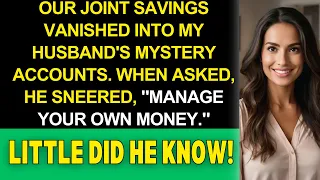 Our Joint Savings Vanished into My Hubby's  Mystery Accounts: "Take Charge of Your Finances"