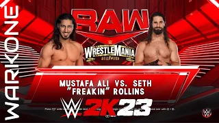 WWE 2K23 - Mustafa Ali vs Seth "Freakin" Rollins