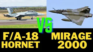 F/A-18 Hornet vs Dassault Mirage-2000  comparison video