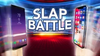 iPhone X vs Note 8 Slap Battle! Who Will Win?!