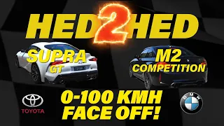 Toyota Supra GT Vs BMW M2 Competition Under 5s 0 100 Kmh FACE OFF!