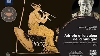 Aristote et la valeur de la musique