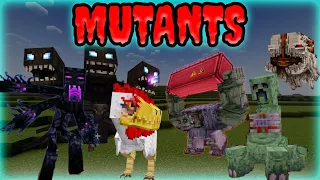 Minecraft MUTANTS Add-On - Review & Gameplay