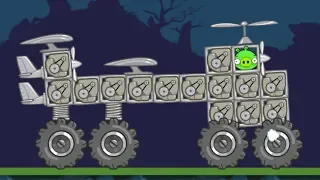 Bad Piggies - SILLY MONSTER PLANE AND MONSTER HELICOPTER INVENTIONS!