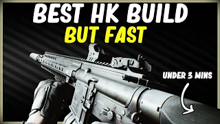 BEST META HK IN ESCAPE FROM TARKOV BUT FAST LOWEST RECOIL - BEST GUN BUILD IN EFT IN UNDER 3 MINS