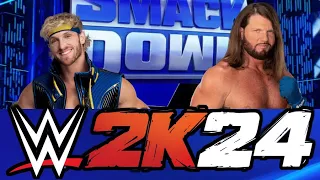 AJ Styles vs Logan Paul REMATCH (WWE 2K24)