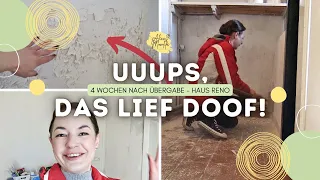 🏡 Hausrenovierung 🏡 Wenn die Wand dich nicht leiden kann 🏡 4 Wochen NACH ÜBERGABE