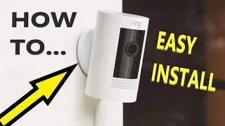 Mount Ring Camera on a wall (Best Way) 4K