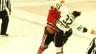 Hockey Fight LNAH  Laferriere va Lacroix 14 dec 2019