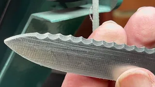 There is no shortage of ways to sharpen serrations, I have tried many. Here is my favorite.