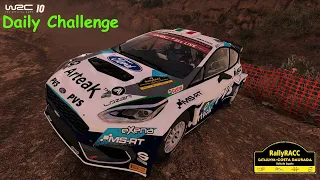 WRC 10 Daily Challenge Ford Fiesta Rally2 - RallyRACC Catalunya - Costa Daurada - Bot Reverse