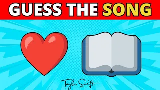 Guess The Taylor Swift Song by Emoji 👎🩸 | ⚠️ONLY TRUE SWIFTIES GUESS ALL ⚠️ | 2024 Music Quiz