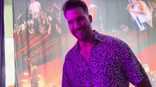 Chatting with James Maslow from Big Time Rush in the Rusher Lounge, Cincinnati, OH 7-23-23