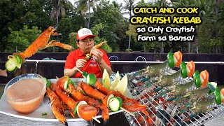 INIHAW NA CRAYFISH | CRAYFISH FARMING | CATCH AND COOK EPISODE| KUYA DEX (HD)