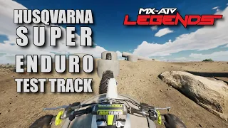 MX vs ATV Legends V2.0.10.0 // Husqvarna Super Enduro test track // 125cc Hot lap - 1st person