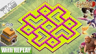 NEW BEST TH6 Base with REPLAY/COPY LINK !! COC TH6 Trophy/War Base Layout - Clash of Clans