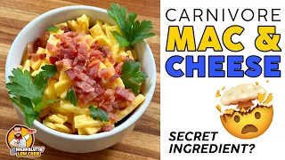 VIRAL Carnivore "Mac & Cheese" Recipe! 🧀 Crazy Mac N Cheese w/ SECRET INGREDIENT?