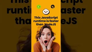 This JavaScript runtime is faster than NodeJS⚡️